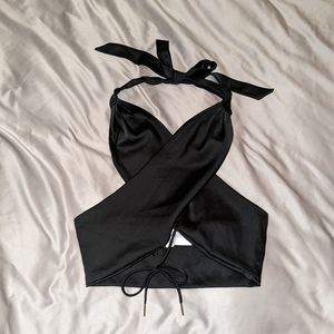 Blush Boutique Black Crop Top